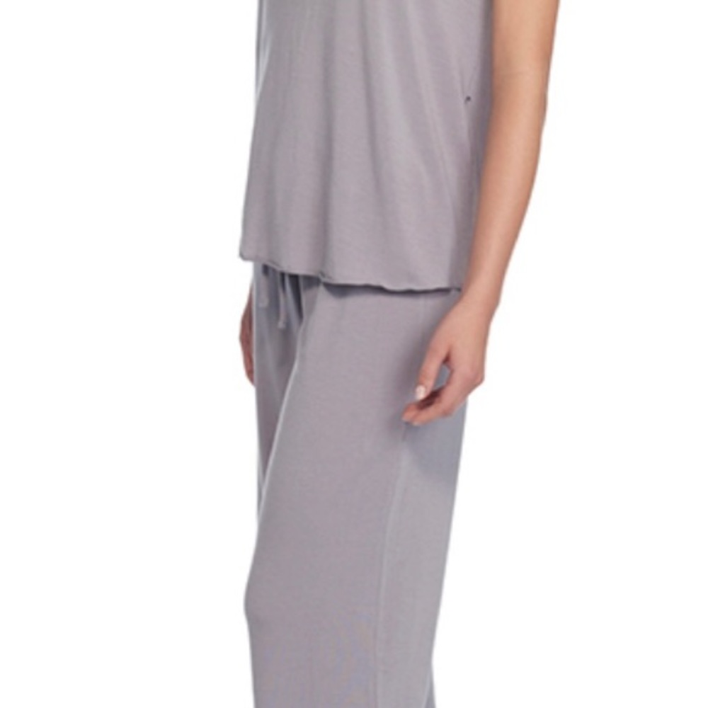 NWT (XS) Barefoot Dreams Luxe Milk Jersey V-Neck Short Sleeve PJ Set (Pe… - Picture 4 of 4